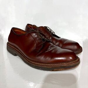 Alden Men Leather Oxford Shoes US 11 B/D Brown Goodyear Welt Preppy Heritage